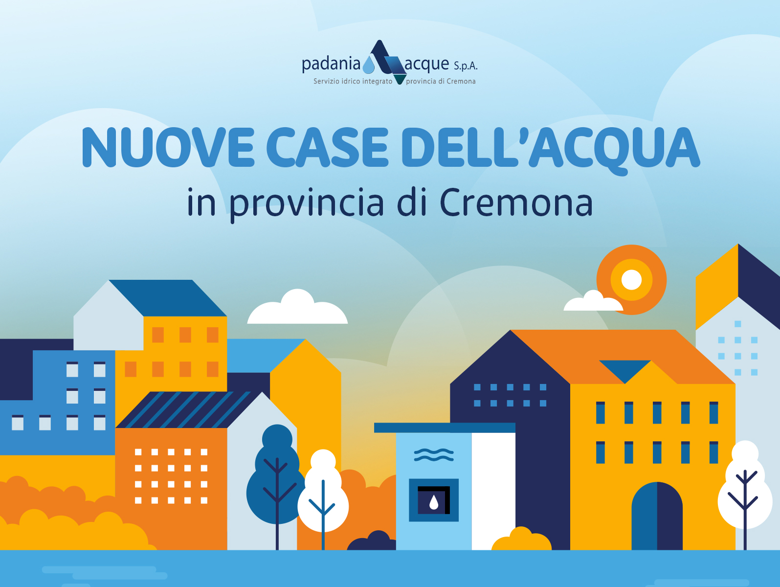 Nuove case dell'acqua in provincia di Cremona